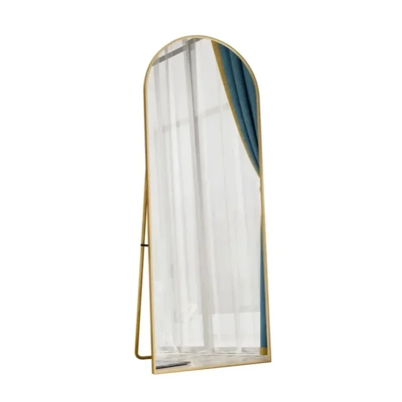 Miroir doré – miroir arche sur pied